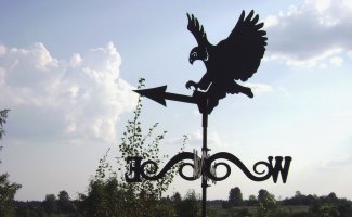 Угадываем направление ветра: устанавливаем на крышу флюгер