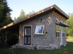 Финский дом с односкатной кровлей до земли